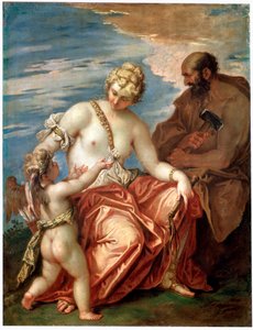 Vênus, Vulcano e Cupido, década de 1700