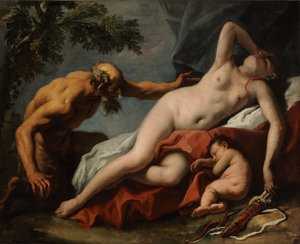 Vênus e Sátiro de Sebastiano Ricci