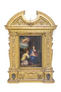 Casamento de Santa Catarina (pintura) de Sebastiano called Bastianino Filippi