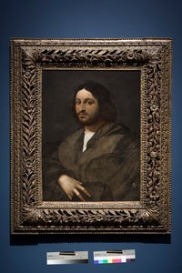 Retrato de um homem, c.1516-20 (óleo no painel, transferido do painel) de Sebastiano del (c.1485 1547) Piombo