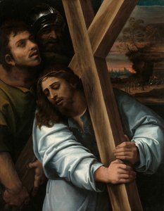 Cristo Carregando a Cruz, cerca de 15151517. de Sebastiano del Piombo