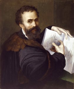 Michelangelo Buonarroti, c.1520 de Sebastiano del Piombo