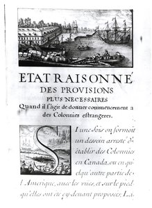 Frontispício para &39;The State Reason&39; de Sebastien Le Prestre de Vauban