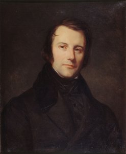 Retrato de Edgar Quinet 1803-1875, ca 1835. de Sebastien Melchior Cornu