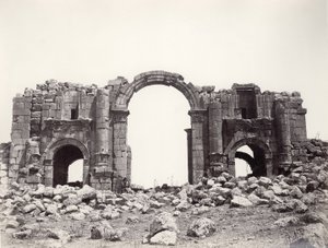 Arco de Adriano em Jerash, 1867