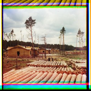 Toros para construção de caminhos-de-ferro, Shadrinsk, Sibéria