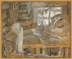 O camponês e o domovoy, 1922.