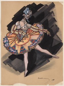 A boneca de fadas. Figurino de Anna Pavlova, 1924