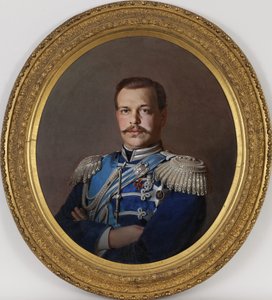 Retrato do imperador Alexandre III 1845-1894, ca 1865