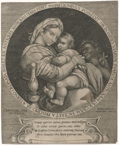 Madonna della sedia
Maria com Cristo Menino e João Baptista de Servatius Raeven