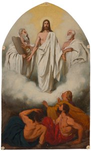 Projeto geral do retábulo da igreja de Huittinen A Transfiguração de Cristo de Severin Falkman