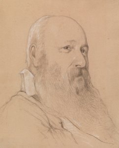 Retrato de um homem com barba de Severin Falkman