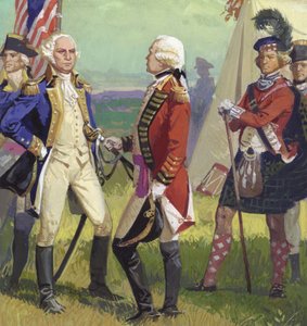 Rendição de Lord Cornwallis a George Washington de Severino Baraldi