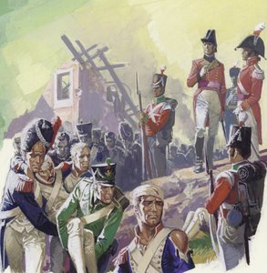Soldados feridos após a batalha de Waterloo de Severino Baraldi