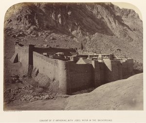 Convento de Santa Catarina, com Jebel Músá ao fundo