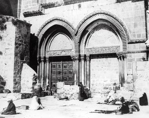Entrada para a Igreja do Santo Sepulcro, 1865