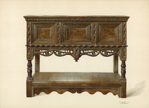 Credence, na posse de EA Barry (cromolitho) de Shirley Charles Llewellyn Slocombe
