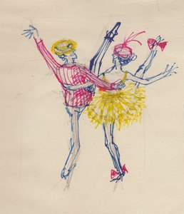 Casal dançando, c1950. de Shirley Markham
