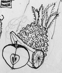 Frutas, c1950. de Shirley Markham