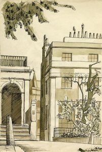 Casas georgianas, Londres, c1950. de Shirley Markham