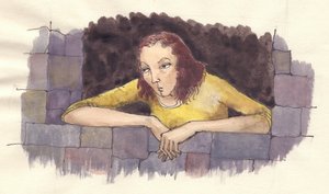 Mulher mal-humorada, c1950.