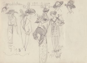 Traje histórico, c1950. de Shirley Markham