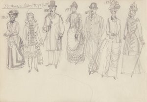 Traje histórico, c1950. de Shirley Markham