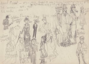 Traje histórico, c1950. de Shirley Markham