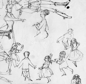 Estudo para aula de dança, c1950. de Shirley Markham