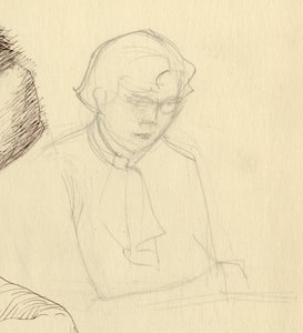 Estudo de uma mulher, c1951. de Shirley Markham