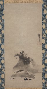 Paisagem de Haboku (tinta lançada) de Shugetsu Tokan