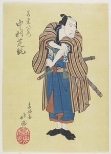 O ator Nakamura Shikan, início do século XIX