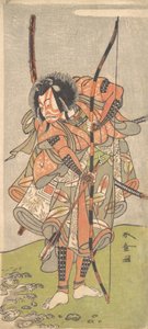 Kabuki a c e r Ichikawa Grape Dyeing Good Ichikawa Dan Juro Medical V, 2d Gate th, 1774. de Shunsho