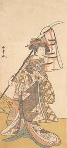 Kabuki a c e r Segawa Kiku no Onna Bom membro Afemae Road Manhã tranquila, não é? 1777. de Shunsho