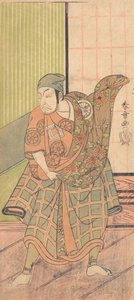 O Quarto Ichikawa Danjuro no papel de Ukishima Danjo, outono de 1769. de Shunsho