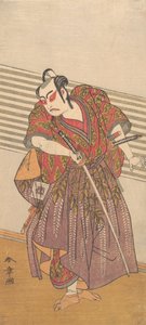 O Segundo Ichikawa Yaozo como Samurai, provavelmente 1773. de Shunsho
