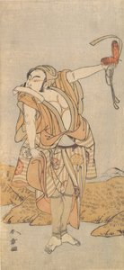 O Segundo Nakamura Juzo como Yakko, 1773 ou de Shunsho