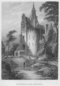 Portão de Bruxelas, Mechlen, 1850
