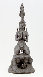 Siva Honra o Buda, cultura Lan Na (bronze)