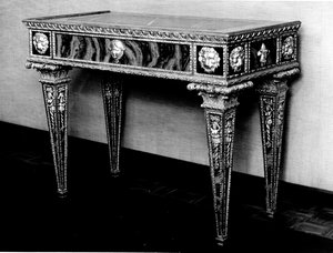 Mesa, finais do século XVIII (madeira) de Sicilian School