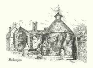 Dorset: Athelhampton Hall (litografia) de Sidney Heath