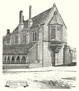 Hospital de St John, Sherborne, Dorset (gravura)
