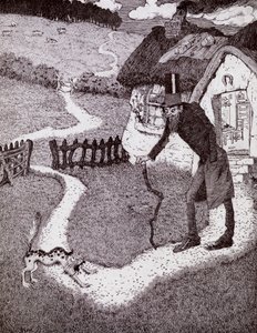 Havia um homem torto, do livro Princesa Marie-Josés Childrens Book, publicado em 1916