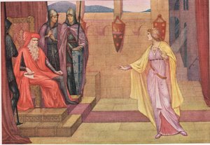 Irmingard e seu pai. Meu pai falou, "isto, ou o claustro e o véu".
