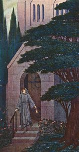 A Lenda Dourada: A Penitência do Príncipe Henrique (litografia a cores) de Sidney Meteyard