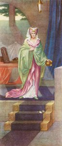 A Lenda Dourada: A Senhora Irmingard (litografia a cores) de Sidney Meteyard