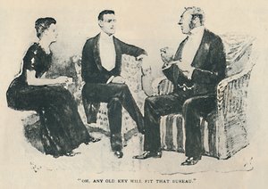 Oh, qualquer chave antiga caberá nesse departamento, 1892 de Sidney Paget