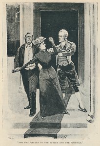 Ela foi expulsa pelo mordomo e pelo lacaio, 1892 de Sidney Paget