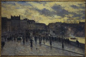 Pont-Neuf, visto do quai de la Mégisserie de Siebe Johannes Ten Kate