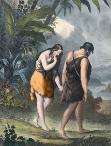 Adão e Eva expulsaram do Paraíso de Siegfried Detler Bendixen